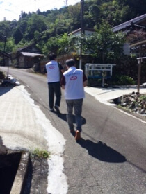 災害時支援委員会写真　令和7年8月豪雨 八代市支援